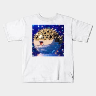 Crying At The Discoteque Pufferfish Kids T-Shirt